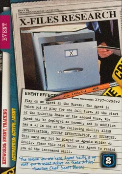 X-FILES RESEARCH