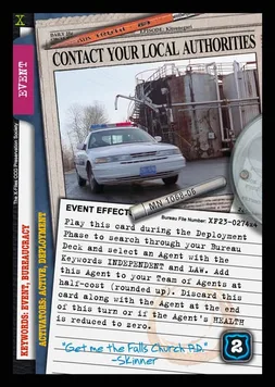Contact Your Local Authorities