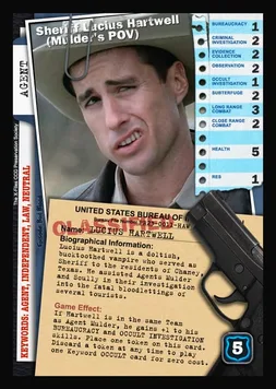 Sheriff Lucius Hartwell (Mulder's POV)