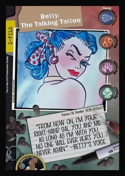 Betty, The Talking Tattoo