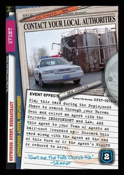 Contact Your Local Authorities