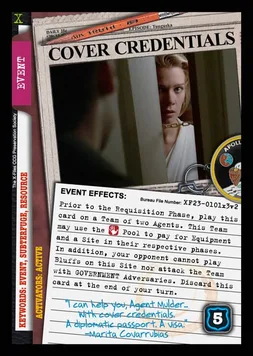 Cover Credentials