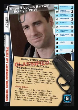 Sheriff Lucius Hartwell (Scully's POV)