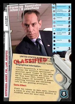 Forensic Specialist Albert Rosenfield