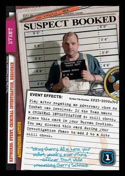 Suspect Booked