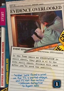 EVIDENCE OVERLOOKED