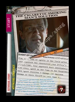 The Cigarette-Smoking Man's Solution